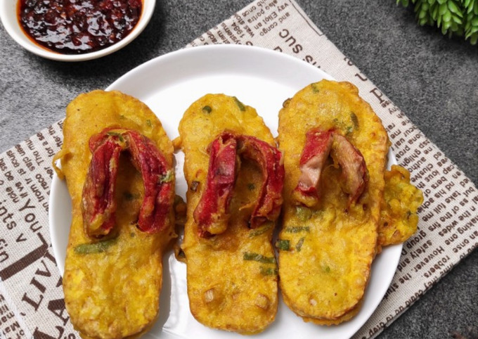 Tempe Goreng Sandal