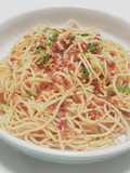 Aglio Olio and Corned Beef bits