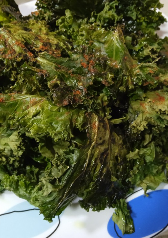 Una foto de Chips de Kale