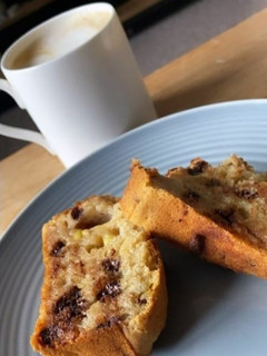 Foto de Bolo de Banana e Chocolate