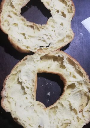 Una foto de Eclairs sin gluten(rosquillas de huevo)