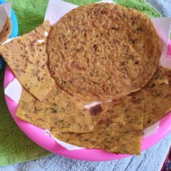 Makkai (corn) ki roti A picture of Makkai (corn) ki roti.
