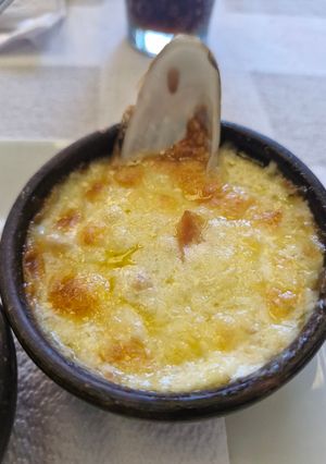 Una foto de Machas a la Parmesana