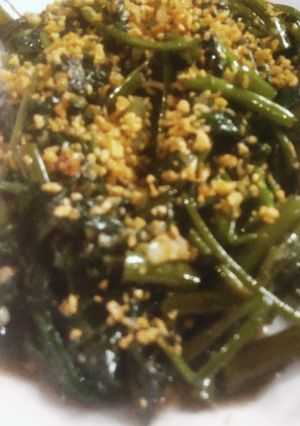 Foto resep Cah Kangkung Tabur Bawang Putih