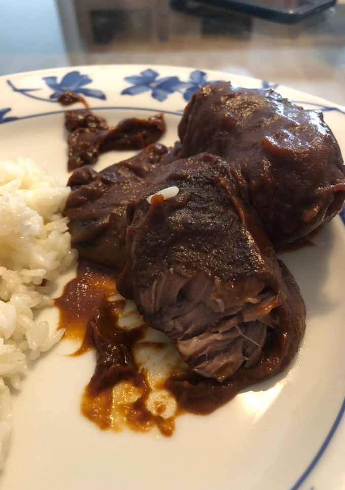 Una foto de Carrillera de cerdo en salsa