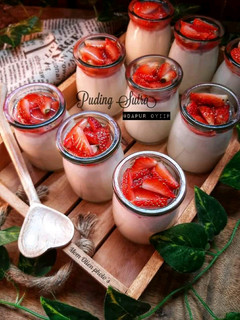 Foto resep Puding sutra strawberry