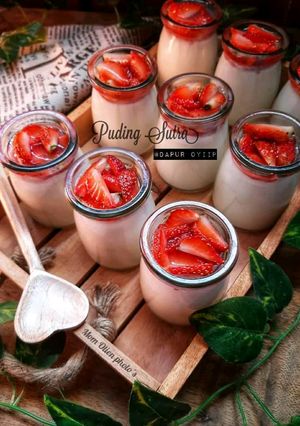 Foto resep Puding sutra strawberry