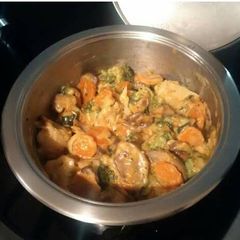 A picture of Creamy Veggies.
