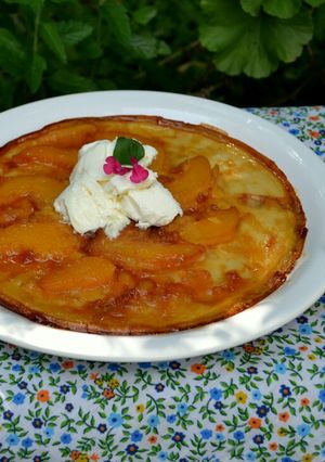 Una foto de Omelette de duraznos🍑