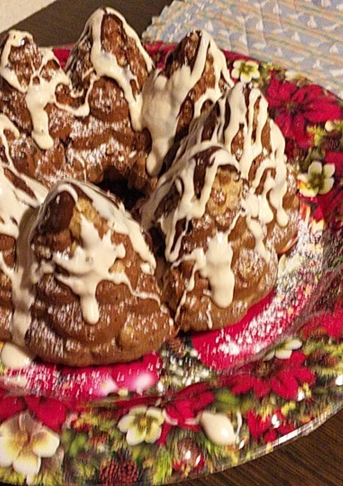 Una foto de Budín Navideño de Frutas