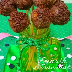 A picture of Choco Coconut Jaggery Pops.