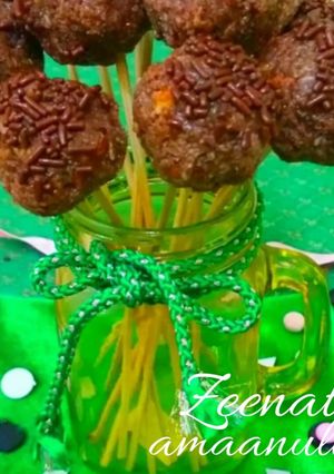 A picture of Choco Coconut Jaggery Pops.