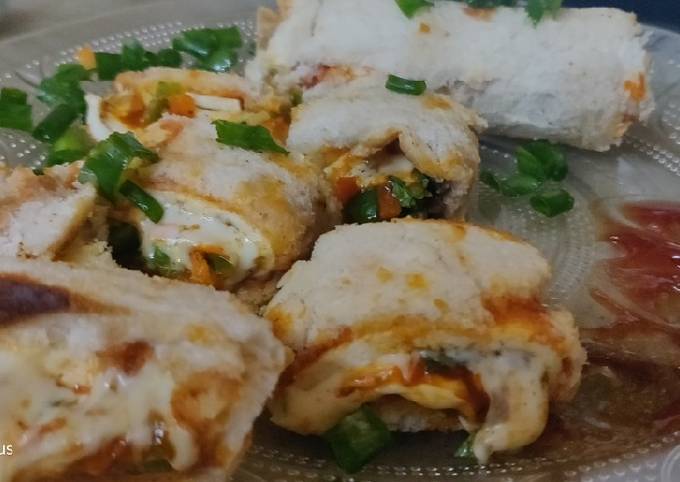 Paneer pinwheel Rolls