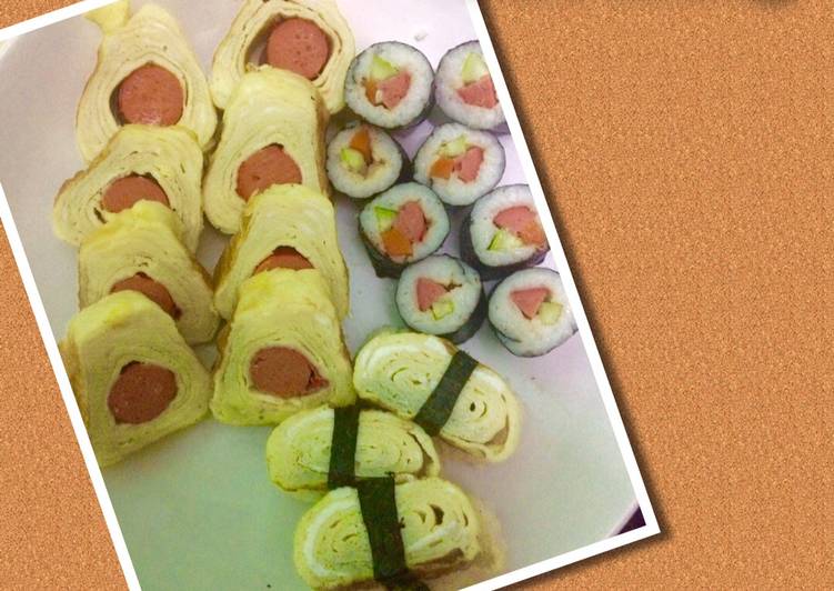 Bagaimana Membuat Sushi dan Tamagoyaki Ala2 yang Lezat