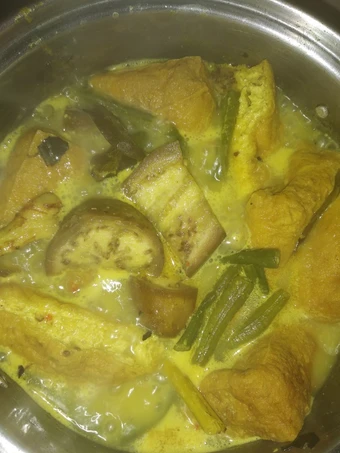 Cara Gampang Membikin Resep Lodeh tahu kacang panjang terong yang Lezat Sekali Anti Ribet, Lezat