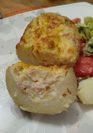 Una foto de Papas rellenas al horno
