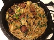 A picture of bean sprouts with rice