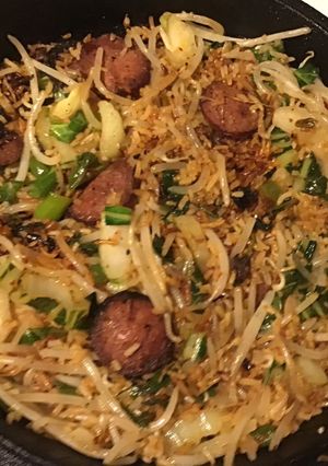 A picture of California Farm Pepper Sauce Fried Rice One Dollar Dinner.