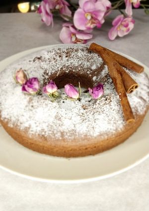عکسی از دستور کیک چای دارچینی
