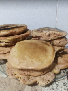 Una foto de Pancakes veganos de Coco 🌱🥥