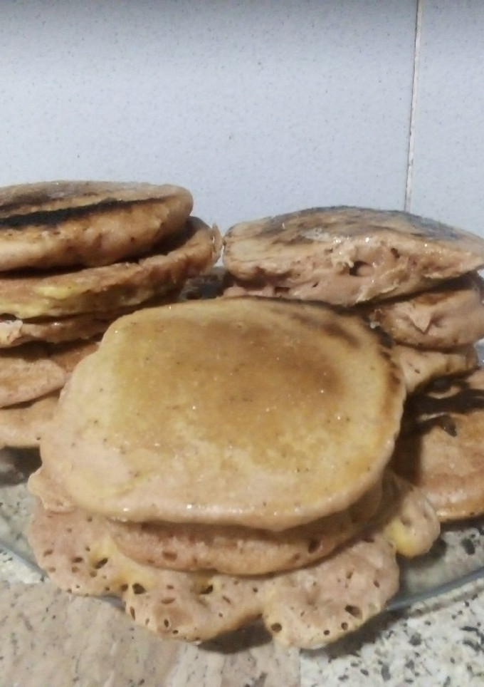 Una foto de Pancakes veganos de Coco 🌱🥥
