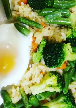 Una foto de Arroz primavera