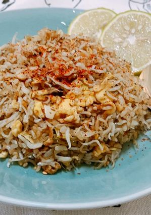 吻仔魚蛋炒飯 的食譜成品照片