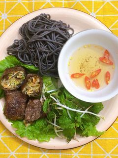 Hình của món Cơm eatclean eps04: Bún nem ức gà.