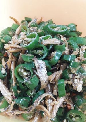 Foto resep Tumis Cabai Ijo dan Teri