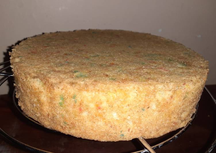 Recipe of Ultimate Confetti Orange cake