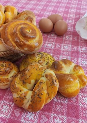 Foto di Nidi di pan brioche