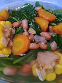 Foto resep Bening Bayam Kuah Kencur