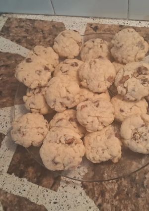 Una foto de Cookies vegana de chocolate y nueces pecan