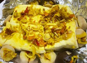 Hình của món Đậu phụ và nấm nhồi chay NCKD.