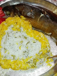 عکسی از دستور ماهی شکم پر