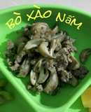 Bò xào nấm