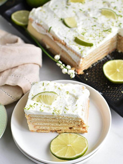 Una foto de Postre de Limón con ralladura