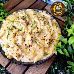 A picture of The Delicious Veg White Sauce Pasta Recipe In One Pot A Complete Meal.