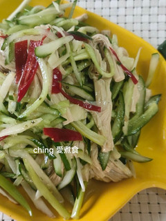 夏日小菜同樂會-涼拌黃金腐竹 的食譜成品照片