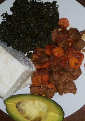 A picture of Dry fry mutton #4weeks challenge.