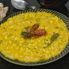 A picture of Healthy Moong Dal Vegetable Khichdi The "Post -Party Detox" Light Meal.