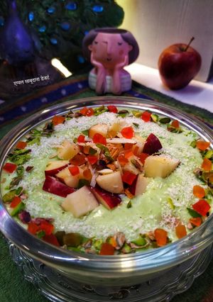 एप्पल साबूदाना डेजर्ट (apple sabudana dessert recipe in Hindi) रेसिपी मुख्य फोटो
