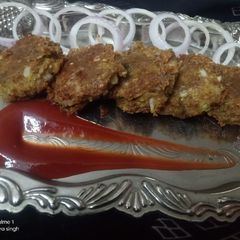 A picture of Black Chana tikki.