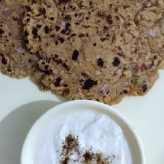 A picture of Sindhi breakfast koki.