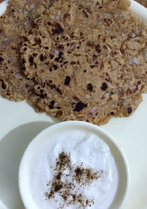 A picture of Sindhi breakfast koki.