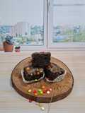 Chocochip rainbow brownies