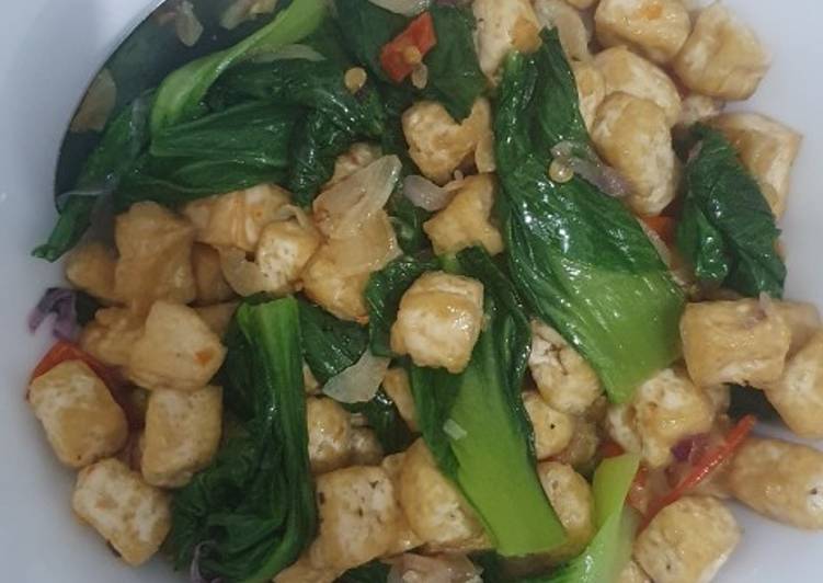 Resep Bumbu Tumis pakcoy dan tahu Paling Enak