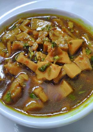 A picture of Guava (amrood)ki khatti meethi sabji.