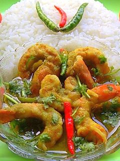 চিংড়ি ধনেপাতা ভাপা রেসিপির প্রধান ছবি
