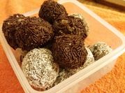 Una foto de trufas para vender